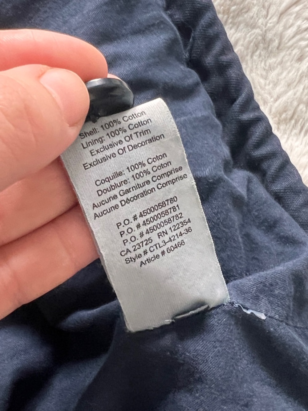 Aritzia TNA Navy Hooded Anorak Jacket - Picture 6 of 6